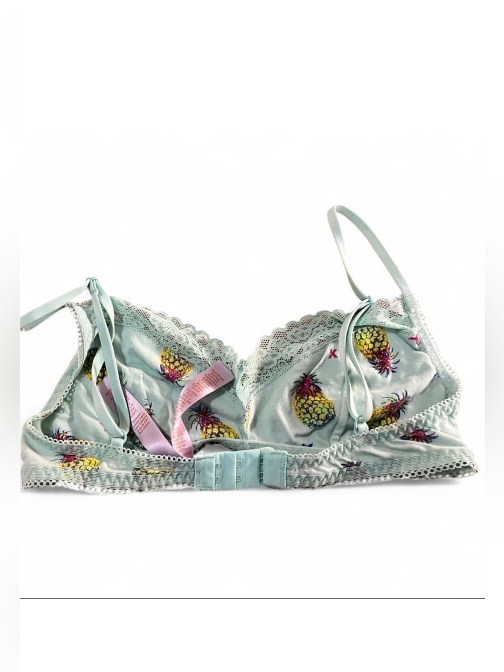 EUC Savage X Fenty bralette with pineapples size small - Picture 2 of 4